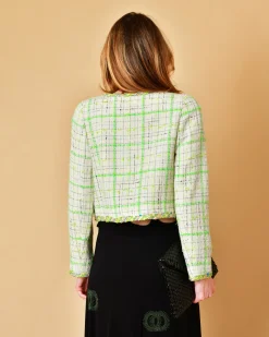 La Piscine Paris Veste courte en tweed e Edward Achour*Femme Blousons & Vestes