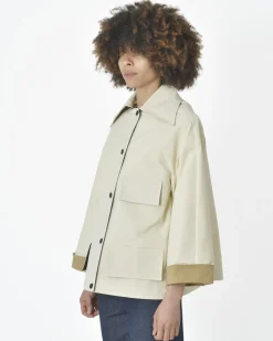 La Piscine Paris Veste creme Tela*Femme Blousons & Vestes