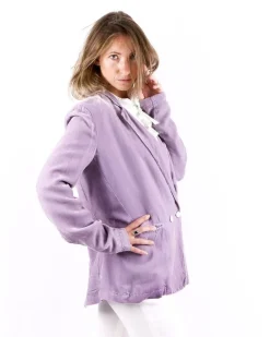 La Piscine Paris Veste croisée en velours côtelé lavande Forte Forte*Femme Blousons & Vestes
