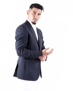La Piscine Paris Veste de costume en laine e à fines rayures Moschino*Homme Blousons & Vestes
