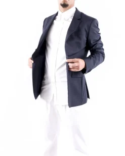 La Piscine Paris Veste de costume en laine e à fines rayures Moschino*Homme Blousons & Vestes