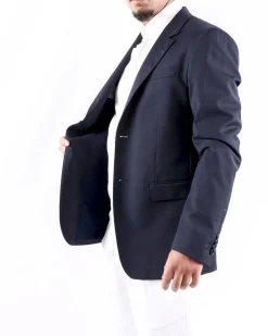 La Piscine Paris Veste de costume en laine e à fines rayures Moschino*Homme Blousons & Vestes
