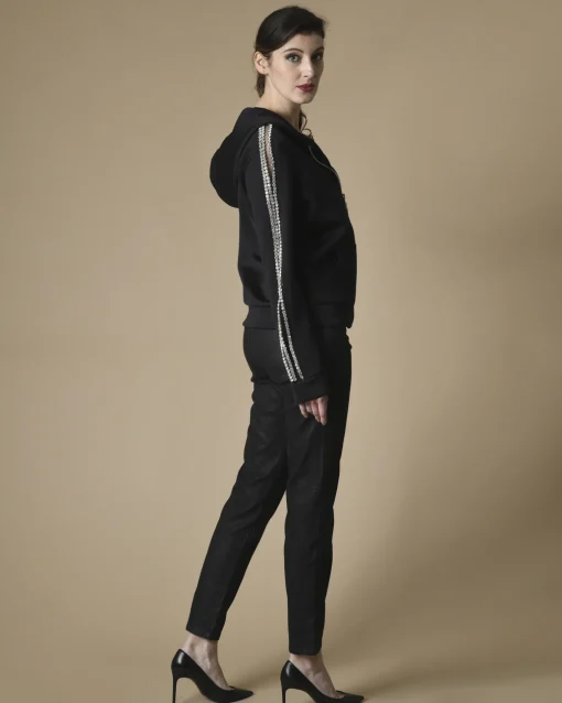 La Piscine Paris Veste de survêtement à capuche et strass Philipp Plein*Femme Sweats