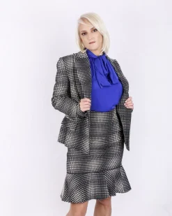 La Piscine Paris Veste de tailleur en soie bicolore Emanuel Ungaro*Femme Blousons & Vestes