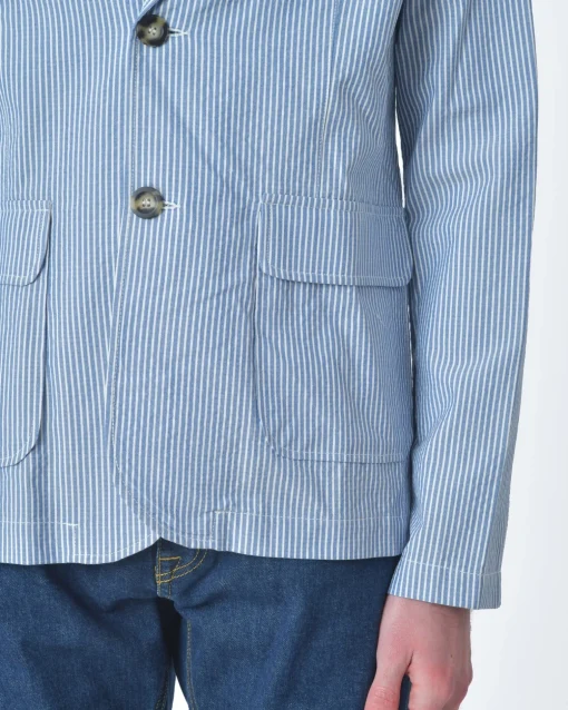 La Piscine Paris Veste d'été rayé Editions M.R*Homme Blousons & Vestes