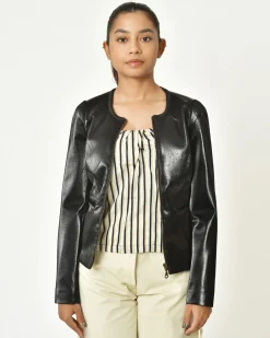 La Piscine Paris Veste effet lamé Chemins blancs*Femme Blousons & Vestes