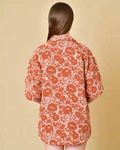 La Piscine Paris Veste en coton à imprimé Tela*Femme Blousons & Vestes