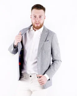 La Piscine Paris Veste en coton côtelé à coudière beige GH*Homme Blousons & Vestes