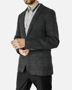 La Piscine Paris Veste en coton effet tweed bleu Lords & Fools*Homme Blousons & Vestes