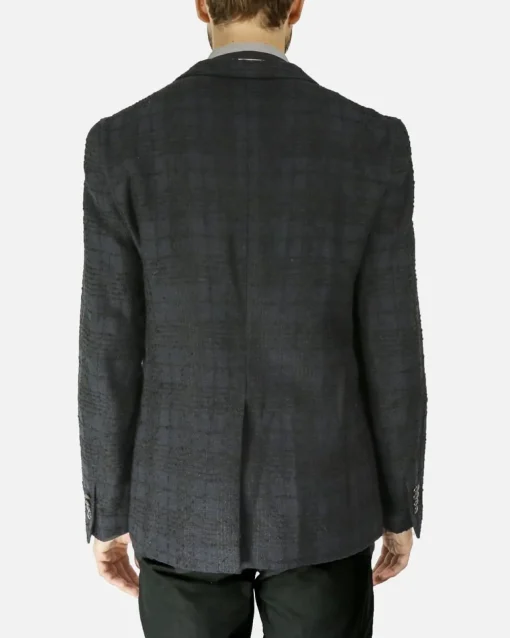 La Piscine Paris Veste en coton effet tweed bleu Lords & Fools*Homme Blousons & Vestes
