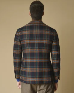 La Piscine Paris Veste en coton et laine mélangé à carreaux Gabriele Pasini*Homme Blousons & Vestes