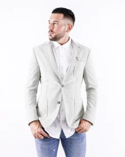 La Piscine Paris Veste en coton piqué Blue Industry*Homme Blousons & Vestes