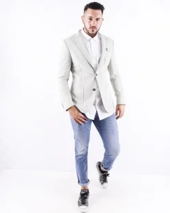 La Piscine Paris Veste en coton piqué Blue Industry*Homme Blousons & Vestes