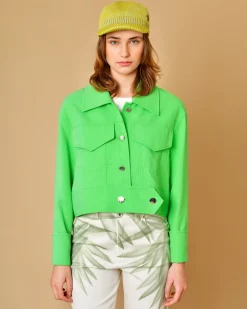 La Piscine Paris Veste en coton raccourcie Beatrice B*Femme Blousons & Vestes