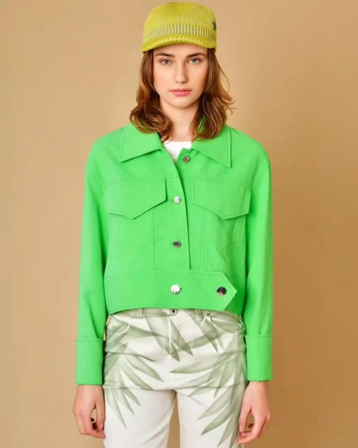 La Piscine Paris Veste en coton raccourcie Beatrice B*Femme Blousons & Vestes