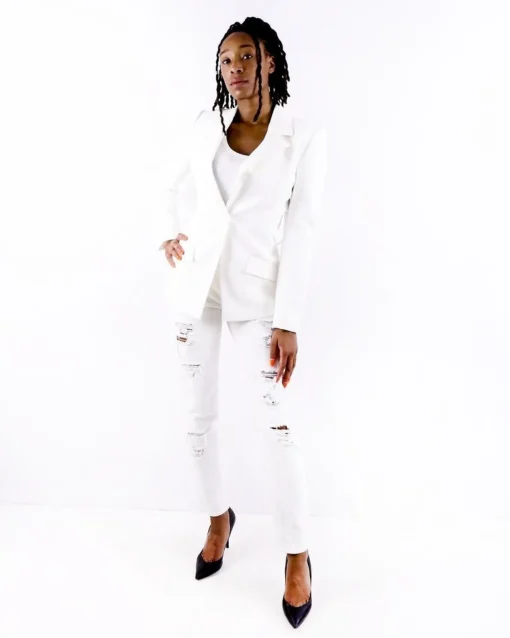 La Piscine Paris Veste en crêpe he à ceinture fantaisie Misha Collection*Femme Blousons & Vestes