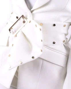 La Piscine Paris Veste en crêpe he à ceinture fantaisie Misha Collection*Femme Blousons & Vestes