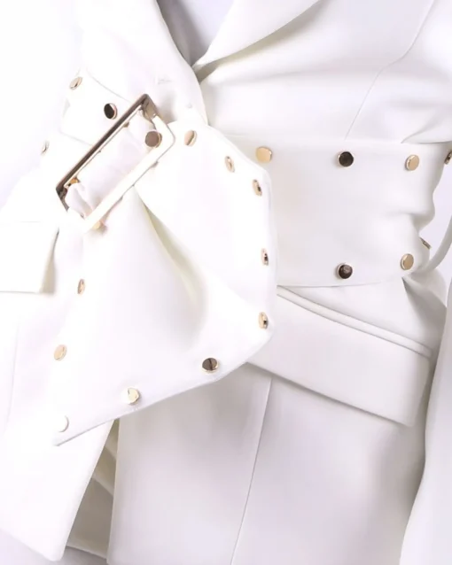 La Piscine Paris Veste en crêpe he à ceinture fantaisie Misha Collection*Femme Blousons & Vestes