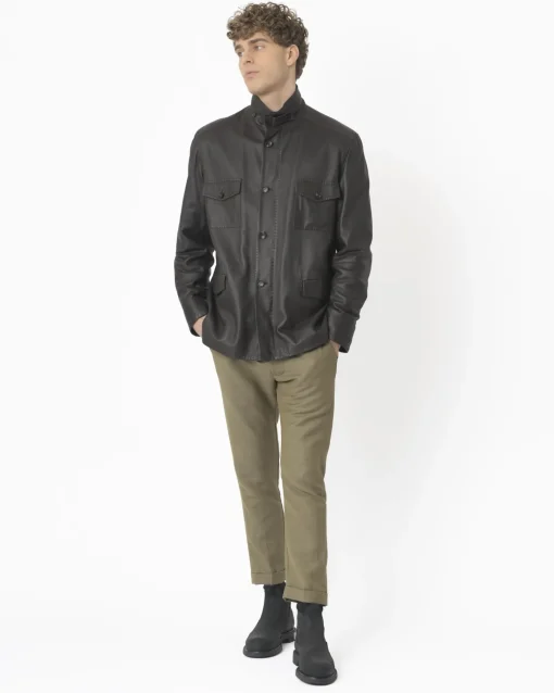 La Piscine Paris Veste en cuir Pal Zileri*Homme Blousons & Vestes