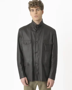 La Piscine Paris Veste en cuir Pal Zileri*Homme Blousons & Vestes