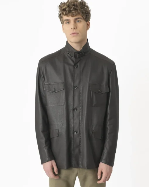 La Piscine Paris Veste en cuir Pal Zileri*Homme Blousons & Vestes