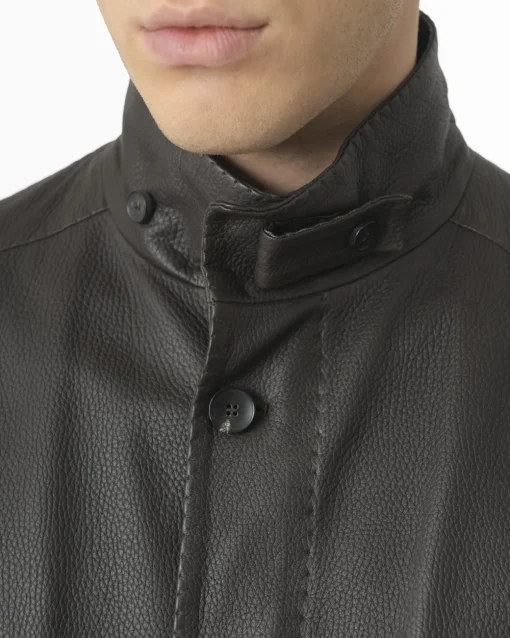 La Piscine Paris Veste en cuir Pal Zileri*Homme Blousons & Vestes