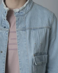 La Piscine Paris Veste en jean à pinces et poches oversize Ly Adams*Homme Blousons & Vestes
