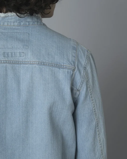 La Piscine Paris Veste en jean à pinces et poches oversize Ly Adams*Homme Blousons & Vestes