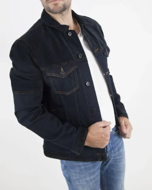 La Piscine Paris Veste en jean bi-matière Dondup*Homme Blousons & Vestes
