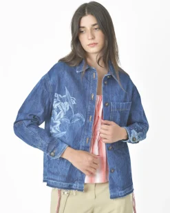 La Piscine Paris Veste en jean T coat*Femme Blousons & Vestes