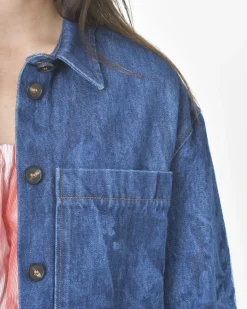 La Piscine Paris Veste en jean T coat*Femme Blousons & Vestes