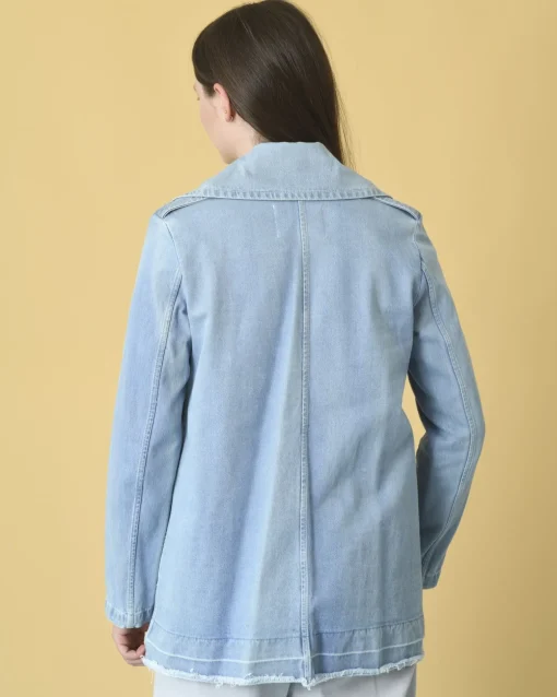 La Piscine Paris Veste en jean évasée Palto*Femme Blousons & Vestes