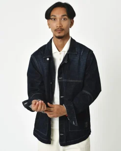 La Piscine Paris Veste en jeans asymétrique Ixos*Homme Blousons & Vestes