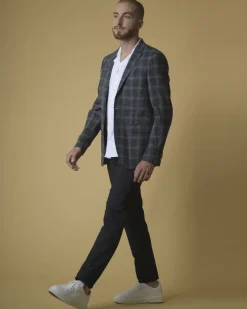 La Piscine Paris Veste en laine à carreaux Sand*Homme Blousons & Vestes