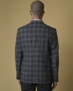 La Piscine Paris Veste en laine à carreaux Sand*Homme Blousons & Vestes