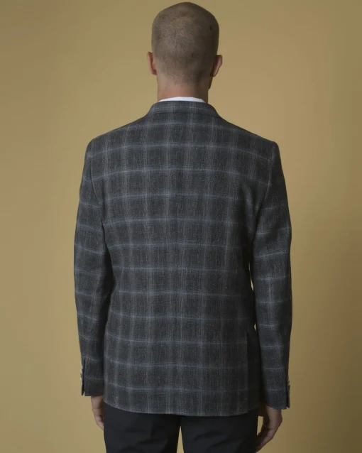 La Piscine Paris Veste en laine à carreaux Sand*Homme Blousons & Vestes