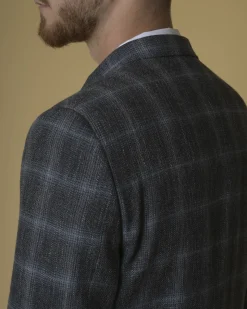 La Piscine Paris Veste en laine à carreaux Sand*Homme Blousons & Vestes
