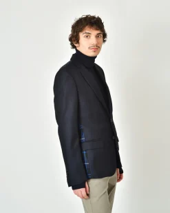 La Piscine Paris Veste en laine à carreaux avec chaîne Lords & Fools*Homme Blousons & Vestes