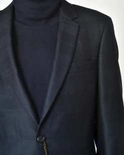 La Piscine Paris Veste en laine à carreaux avec chaîne Lords & Fools*Homme Blousons & Vestes