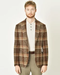 La Piscine Paris Veste en laine à carreaux Roda*Homme Blousons & Vestes