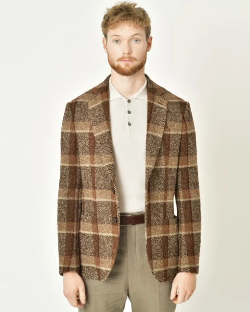 La Piscine Paris Veste en laine à carreaux Roda*Homme Blousons & Vestes