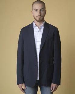 La Piscine Paris Veste en laine à imprimé jacquard Luca Roda*Homme Blousons & Vestes