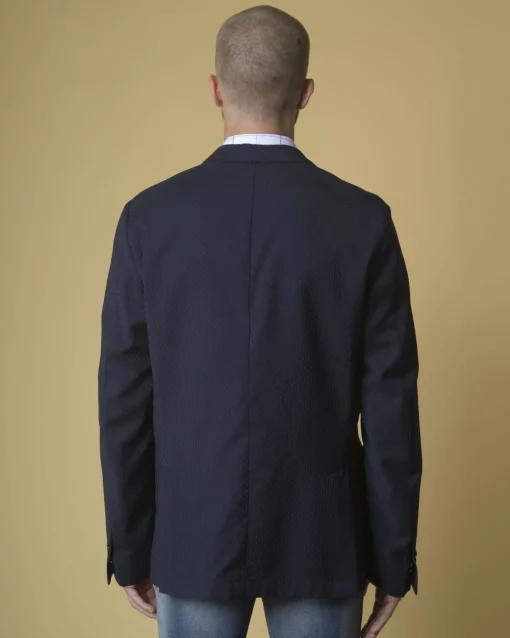 La Piscine Paris Veste en laine à imprimé jacquard Luca Roda*Homme Blousons & Vestes