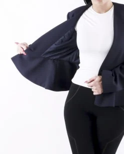 La Piscine Paris Veste en laine e à péplum Stella McCartney*Femme Blousons & Vestes