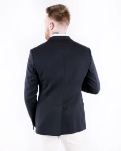 La Piscine Paris Veste en laine et soie à logo brodé Dolce & Gabbana*Homme Blousons & Vestes