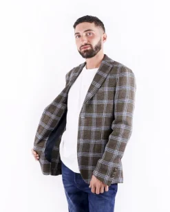 La Piscine Paris Veste en laine à carreaux Roda*Homme Blousons & Vestes