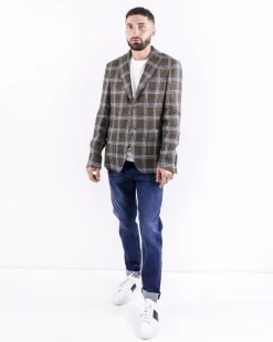 La Piscine Paris Veste en laine à carreaux Roda*Homme Blousons & Vestes