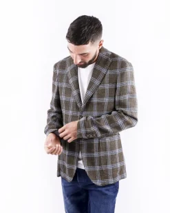 La Piscine Paris Veste en laine à carreaux Roda*Homme Blousons & Vestes