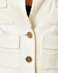 La Piscine Paris Veste en laine mélangé à quatre poches Edward Achour*Femme Blousons & Vestes