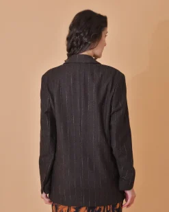 La Piscine Paris Veste en laine mélangée à rayures Chloé Stora*Femme Blousons & Vestes